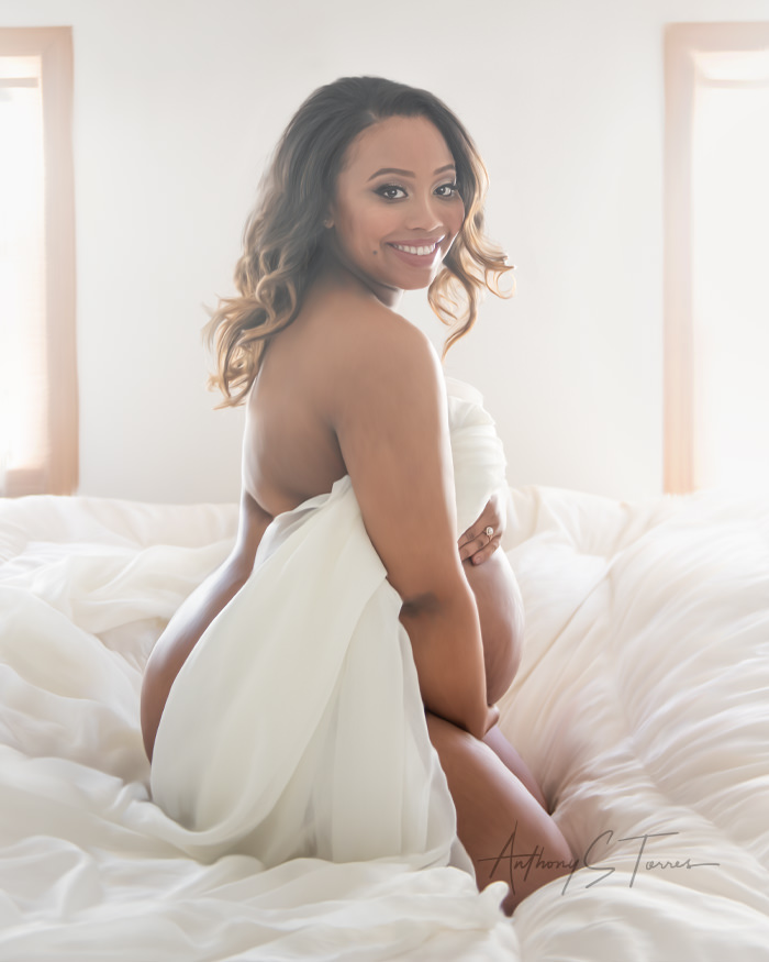 Maternity portrait session Raleigh NC