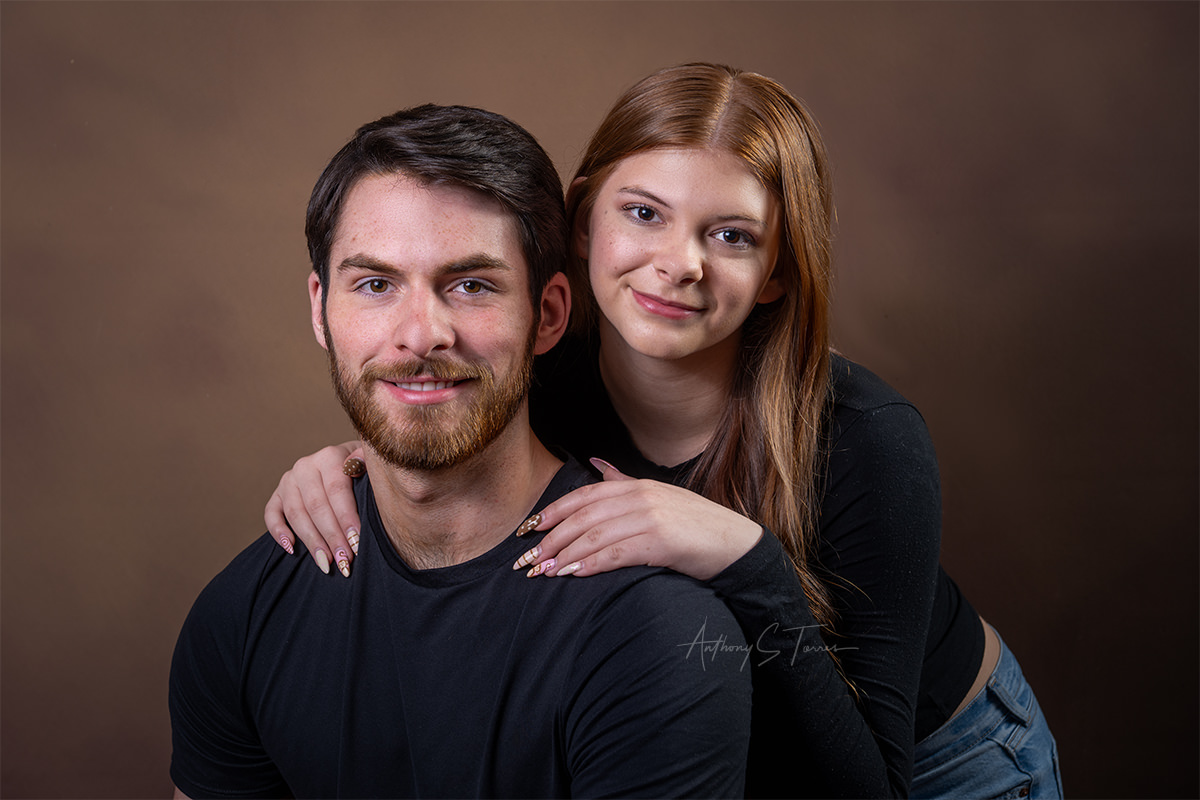 Roland family glamour portrait, Wake Forest NC