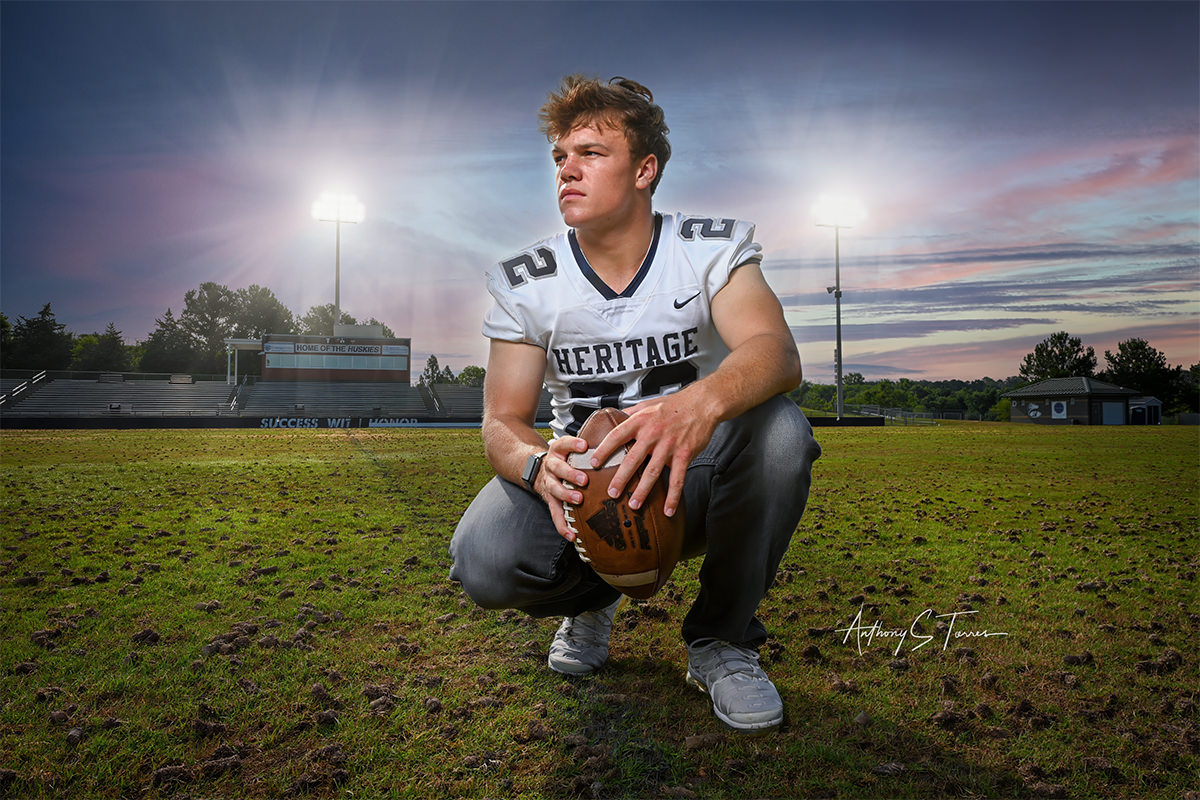 Senior portrait session in Wake Forest and Raleigh NC