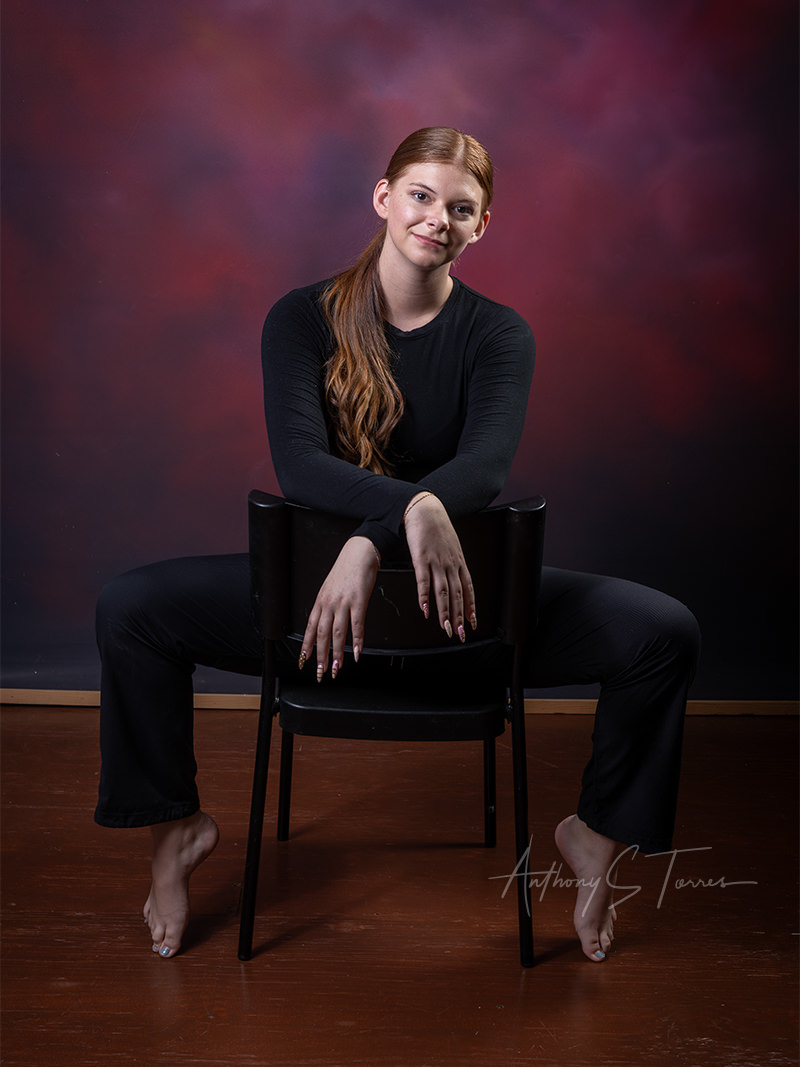 Senior portrait in Raleigh NC